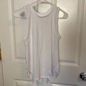 White Old Navy Tank Top with Mesh Detailing